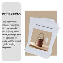 Knitting Bag Sewing Patterns,1:1 Scale Basic Women's Handbag Sewing Patterns,Stylish Handbag Sewing Patterns,Handmade Bag Crafting Sewing Patterns,The Perfect Gift Choice For Beginners And Sewing Enthusiasts - Knitting Bag Sewing Patterns - View 3