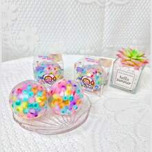 Juguete Squishy Dreamy Planet, Juguete Colorido con Perlas de Agua para Desempaquetar, Bola Antiestrés, Juguete de Yiwu, Juguete de Mercado Callejero, Squishy Antiestrés. - Negro - Ver 4