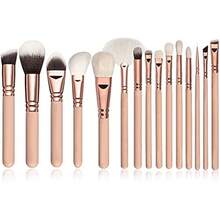 HARUE Makeup Brush 15PCS Portable Makeup Brush Set, Facial Makeup Eye Makeup Set Brush Beauty Tool - Multicolor - Ver 4