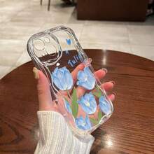1 Pieza Protector para Celular de TPU Suave . Diseño Ondulado Estilo Crema . Compatible con iPhone 17/16/15/14/13/12/11 /x/pro/pro max . Protección de Cámara . Antigolpes y Cómodo al Tacto - NYBL-TM-MXNYBLK107 - Ver 1
