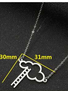 1 pieza Collar colgante exquisito con escalera de nubes - XL918 - Ver 2