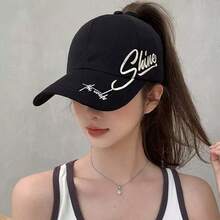 1pc New Versatile Baseball Cap For Women, Korean Style Wide Brim Baseball Cap, Sun Protection, Suitable For Spring, Summer, Autumn, Winter, All Seasons, Makes Face Look Smaller - SHINE Hat - View 13