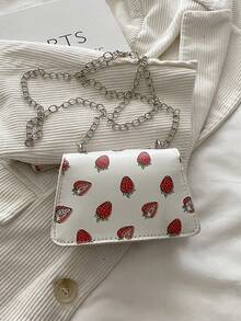 Fashionable Printed Handbag For Women, New Style Versatile Chain Shoulder Crossbody Bag - Multicolor - View 9