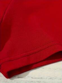 Women's T-Shirts And Tops, Ladies' Fashion - [紅色的] - 查看 5
