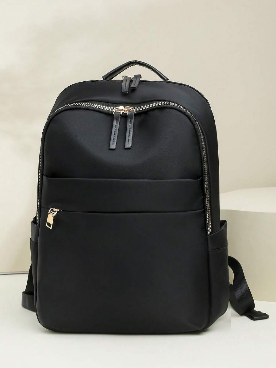 Waterproof Large Capacity Backpack Versatile Fashion - Black - View 1