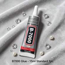 B-7000 無色透明工業級水晶鑽膠，110ml/50ml/25ml/15ml，適用於布料、手機、珠寶、水晶寶石、木材、玻璃 - B-7000 - 查看 10