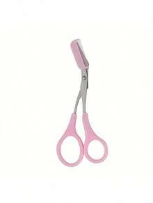 Curved Blade Eyebrow Scissor With Built-In Comb Set, Precision Brow Trimming Combination Kit For DIY Eyebrow Shaping, Portable Stainless Steel Beauty Shear For Facial Hair Trim Daily Makeup Grooming Small Cosmetic Tool Accessories. - A - View 10