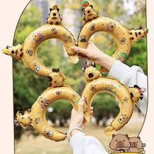 12Pcs Random Style Capybara Inflatable Headbands - Wild Animal Hunting Balloon Headbands - Animal Balloon Hats - Suitable For Jungle Theme Birthday Party Gifts - Multiple Styles - View 2