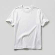 Men's Short-Sleeved T-Shirt, Summer Fashion, With Letter Prints And Patterns - 白色 - 查看 3