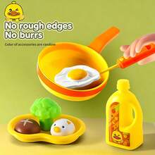 Juego de Cocina de Juguete para Niños Patito Amarillo Mini Juguete de Simulación de Cocina, Juego de Rol Interactivo Regalo para Niñas y Niños, Regalo de Cumpleaños - Multicolor - View 6