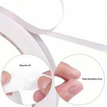 50/25 Rolls Multi-Purpose Small Double-Sided Tape - Suitable For Office, Crafts, Card Making - Essential Creative Tool, Compact And Portable, Each Roll 450cm/177inch Long (50 Rolls Include 0.5cm/0.2inch Width, 25 Rolls Include 1cm/0.39inch Width) - White - View 6