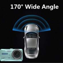 1080P Full HD Car Dash Cam, 4-Inch LCD Screen, 170° Wide Angle, G-Sensor, WDR, Parking Monitor, Loop Recording, Motion Detection, Car Accessories, Battery Capacity: 150mAh - A - View 5