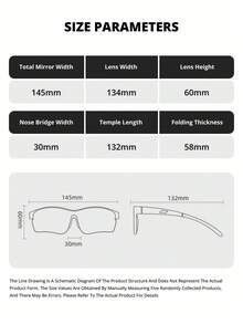 Women's Outdoor Polarized Fashionable Foldable Sports Glasses - White Framed In Dark Purple - View 5