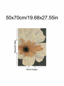 1件現代抽象植物海報，極簡中世紀花卉藝術版畫，米色線條藝術，理想禮物，適用於臥室、客廳、廚房、浴室，牆面藝術，牆面裝飾，家居裝飾，房間裝飾，畫布牆面藝術，海報，含框牆面藝術，可選框 - 1PCS - 查看 21
