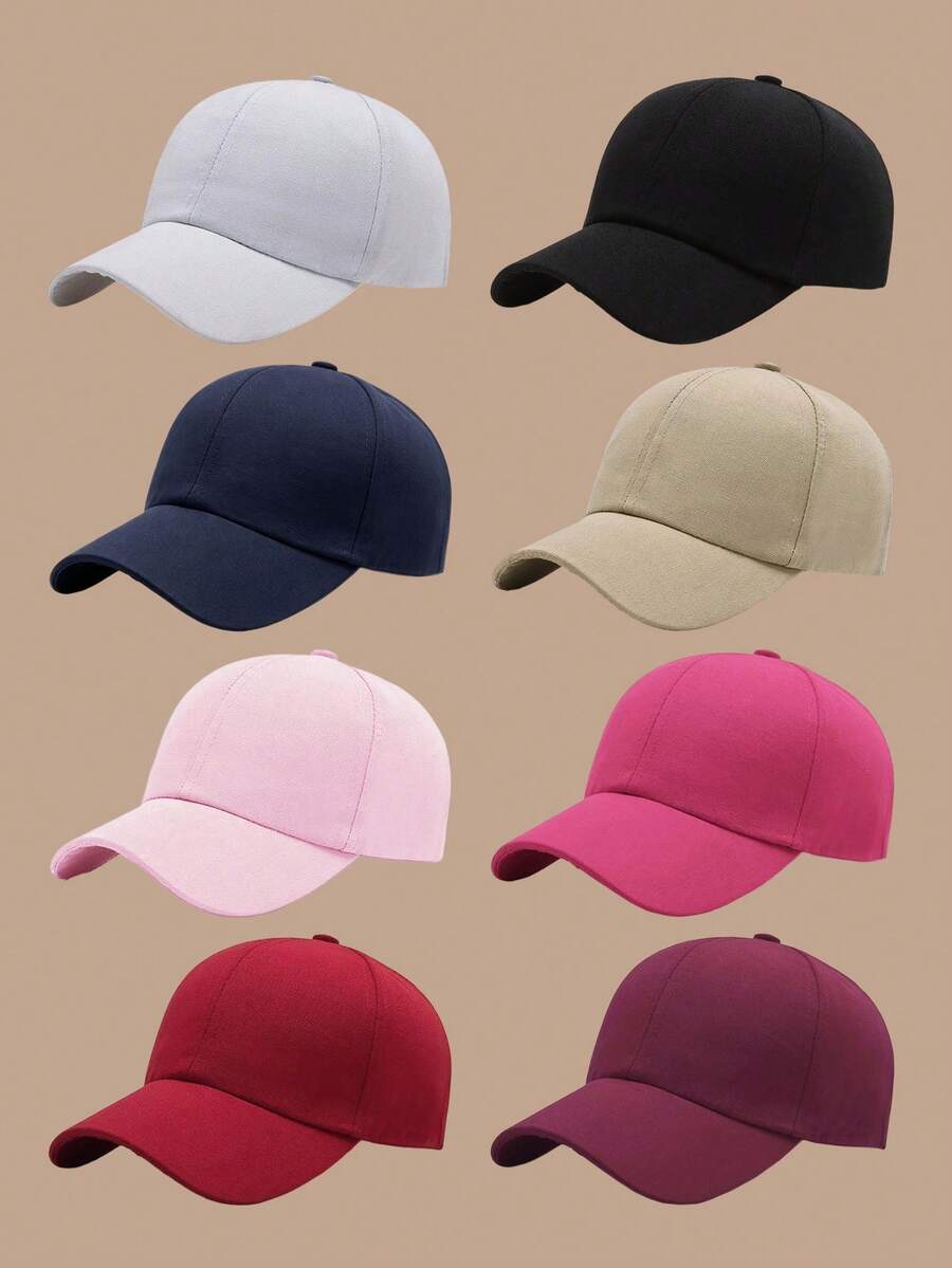 1 pièce/2 pièces Casquette de baseball respirante d'été unisexe, chapeau à bec de canard réglable avec protection solaire, convient pour la course, le cyclisme, la randonnée, la pêche et autres sports de plein air