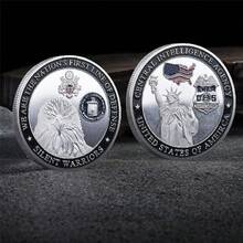1 buah Koin Peringatan Patung Liberty, Koin, Bahan Berlapis Emas, Mainan Koleksi, Dilengkapi dengan Kotak Pelindung Akrilik Anti-Oksidasi, Hadiah Ulang Tahun, Hadiah Liburan, Hadiah Sempurna, Hadiah, Mainan - MultiWarna - View 9