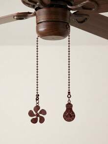 4pcs/2pcs Pack Ceiling Fan Light Pull Chain Extender 14 Inch Durable Pull Chain Extension Fan Pendant Decorative Accessory, Suitable For Bedroom, Living Room And Outdoor - Five-blade Fan - View 3