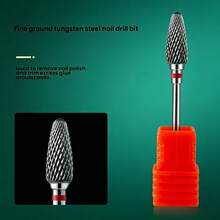 2 Peças/Conjunto Brocas de Lixa para Unhas de Aço de Tungstênio Embaladas Individualmente, Material de Carboneto de Tungstênio de Alta Qualidade, Adequado para Polimento de Unhas e Remoção de Excesso de Cola ao Redor das Unhas, Ferramenta de Arte de Unhas - Multicolorido - Visão 5