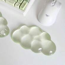 Ergonomic Cloud Gel Keyboard & Mouse Wrist Rest Set - Transparent White Palm Rest, Suitable For 60%/68%/75% Layout Keyboards, Comfortable Wrist Support, Ideal For Typing And Gaming - View 17