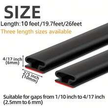 Self-Adhesive Weather Stripping Seal, Suitable For Windows And Doors, With Backing Tape, Slot Sealant, Aluminum Alloy Window Weatherproofing Rubber Strip, Door Gap Weatherproofing Self-Adhesive Seal Strip - Door Gap Windproof Self-adhesive Sealing Strip - View 11