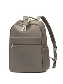 Waterproof Large Capacity Backpack, Versatile And Fashionable - Khaki - View 4