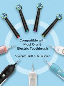 4/12 Count Compatible With OralB Electric Toothbrush Replacement Cross Clean Brush Heads, Toothbrush Head Refills Compatible With Oralb Pro Series Electric Toothbrushes - View 3