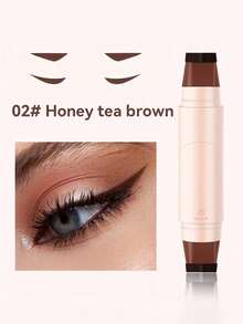 1pc Rotating Grip Design Waterproof Smudge-Proof Eyeliner, Quick Application Long-Lasting Sweat-Resistant, Portable Travel Size Makeup Gift, Essential For Beginners And Professionals Daily Eye Makeup - Multicolor - View 14