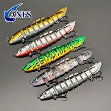 ANFS 5pcs 12.5g/19g 4.9in/0.66oz Realistic Design Swimming Lures, Suitable For Saltwater And Freshwater Fishing - Multicolor - View 4