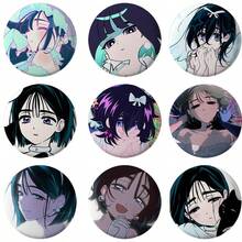 58mm Pop Cartoon Cute Girl Sua Soft Button Pins Anime Alien Stage Coin Brooches On Backpack Decor Round Badges For Bag Hat Jewelry Gifts - 58 mm - View 2