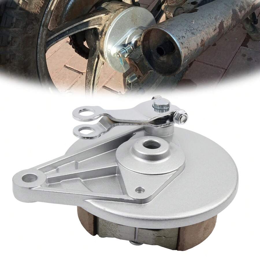 PowerMotor Ensamblaje de freno de tambor trasero de motocicleta para todas las mini motos Baja Heat Warrior MB165 MB200, repuestos de zapatas de freno de 105mm