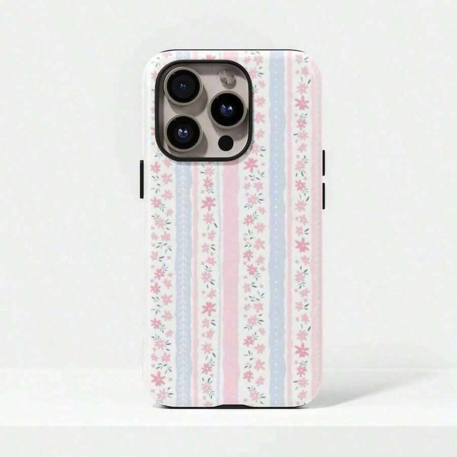 Una elegante funda para teléfono que no incluye cordón ni soporte Love Shack Fancy Floral Coquette Girl Cover With 17, 16, 15, 14, 13, 12, 11, Pro, Suitable 17 - Estilo 1 (1 pieza) - Ver 1