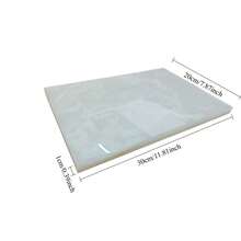 White Jade Stone Tray, Natural Stone Storage Tray, Aesthetic Vanity Tray Suitable For Cosmetics, Jewelry, Candles, Coffee Table Storage Decor Stone - White Marble Tray - View 9