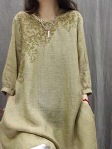 Women Blouses & Shirts - Apricot - View 8