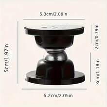 1/2/6/8pcs Ultra Strong Magnetic Silent Buffer Door Stopper, No Drilling Required, Easy Installation, Ensures Safety, Suitable For Various Types Of Doors In Home And Office, Best Christmas Gift, Black White Transparent - A - View 3