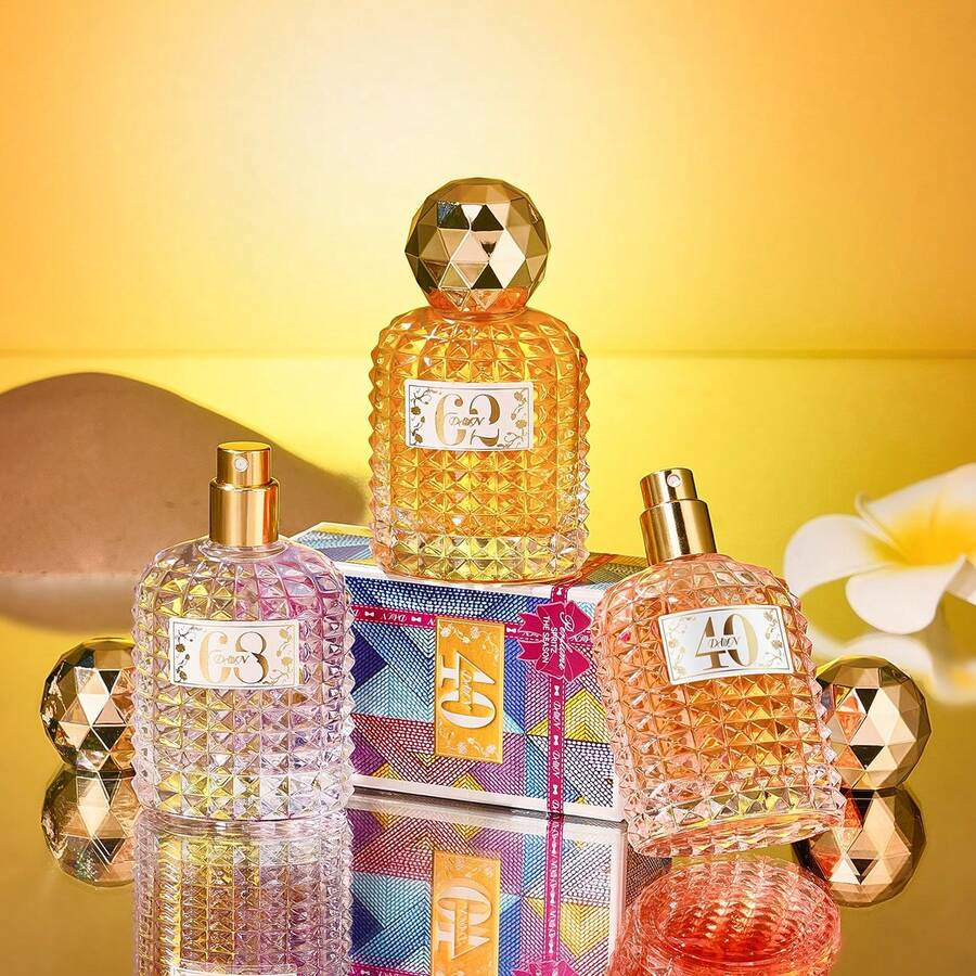 1 Bottle 50ml Valen Series Fragrance Spray, Long-Lasting Large Capacity Flameless Aromatherapy Liquid, 3 Scents To Choose From, High-Quality Fragrance Alternative, Premium Synthetic Fragrance, Releases Sophisticated Scent Into The Air To Eliminate Odors And Add Fragrance, Suitable For Any Location, Premium Luxury Fragrance Is An Excellent Gift Choice - Multi Scents - View 1