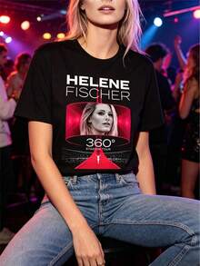 Women T-Shirts - 黑色 - 查看 1