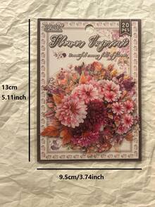 1 Pack 20pcs Floral Plant PET Stickers DIY Collage Decoration Vintage Scrapbook Material Stickers School Supplies - DT1853 - View 7