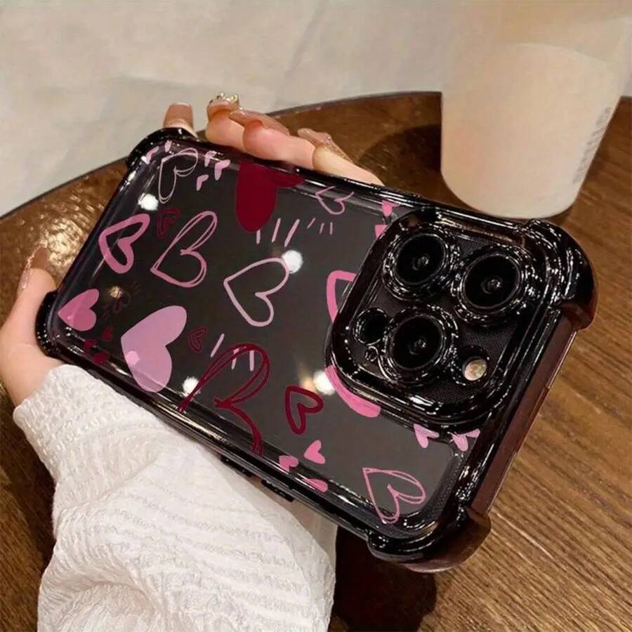 Compatible Cases For IPhone 17/16/15/14/13/12/11 Pro Plus Promax, Birthday Gifts - Hitam - View 1