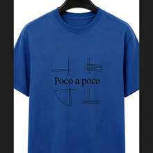 Pure Cotton T-Shirts, Men's T-Shirts, Women's T-Shirts, Printed T-Shirts, Short-Sleeved T-Shirts, Modern And Casual, Turtle Design. - 藍色 - 查看 2