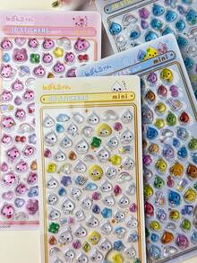 兒童手工藝術裝飾貼紙，辦公室與學校裝飾貼紙，筆記本貼紙，帳本貼紙，行李箱貼紙，吉他裝飾貼紙，雷射貼紙，送給朋友與家人的禮物，聖誕襪玩具，聖誕禮物，聖誕裝飾，隨機高價值日系動漫角色貼紙 - 彩色 - 查看 5