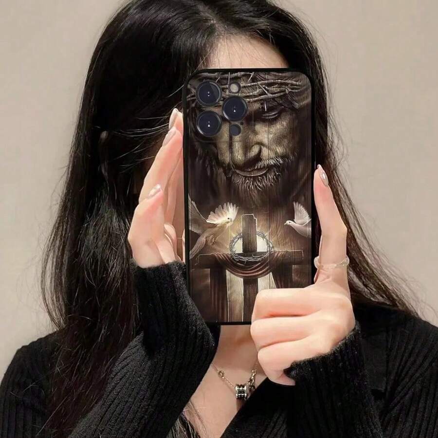 Jesus Christ Christian Phone Case Compatible With 14 11 12 13 Mini Pro XS Max Cover 6 7 8 Plus - Z7 - View 1