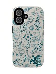 A Stylish Phone Case. Does Not Include A Lanyard Or Marine Stand. AnimalWhaleSharkCoralReefWhaleSharkFilmCover 2-In-1 Protective Case Compatible With 17, 17, 17 Pro, 17 Pro, 16, 15, 14 Pro, 13, 13 Pro, 13 Pro, 12, 12 Pro, 12 Pro, 11, 11 Pro, 11 Pro And S25/S25 Plus/S25 Ultra/S24/S24 Plus/S24 Ultra/S24FE/S23/S23+/S23 Ultra/S22/S22+/S22 Ultra/S21/S21+/S21 Ultra/S20 ULTRA/A71/A56/A55/A54/A53/A52/A34/A26/A15/A16/A14/A13/A06 Max And Reflective, Birthday Gift - 多色 2 - 查看 1