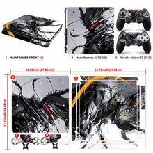 1 Set Slim Console Printed Pattern Skin Sticker Waterproof Scratch-Resistant Durable Controller Personalized Decorative Protective Film - View 6
