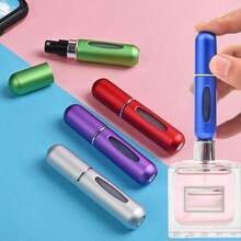 Portable Mini Perfume Atomizer Bottle, Atomizer Perfume Spray, Scent Pump Case, Refillable Travel (5ml, Random Color) - 5 Pcs - View 2