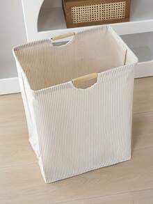 Bohemian Style Woven Storage Basket With Handles, Large Laundry Basket, Suitable For Bedroom, Bathroom And Dorm, Decorative Home Organization Basket - Multicolor - View 7