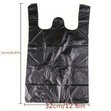 Thick Disposable Garbage Bags Of 50/101/202/303 With Handles, Practical For Hassle-Free Household Waste Disposal - 202 件 - 查看 2