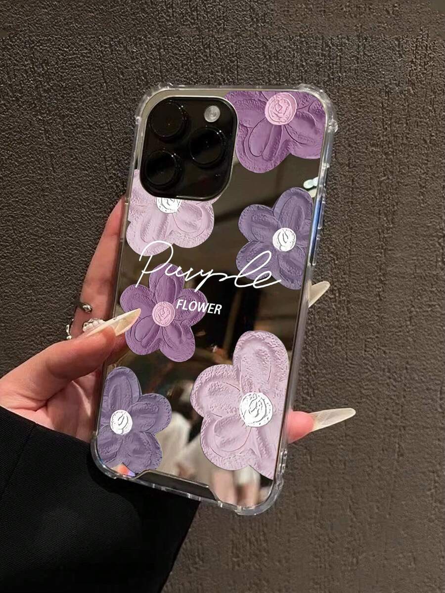 Lila Blumenmuster Handyhülle, kompatibel mit iPhone 13/15/16/17pro/17/14/17/15pro/15 Plus/15 Promax/7plus/8plus/X/Xs Max/Xr/11pro/12pro/13pro/14pro/12mini/13mini/11promax/12promax/13promax/14promax/14plus/17pro Max/17Air/6/6s Plus/7/8/16Pro/16plus/16promax/Se2, kompatibel mit Samsung Galaxy/A54/A14/A12/A13/A15/A32/A33/A24/A52S/S20/S21/S22/S23/S24/S23Plus/S24ultra/S25/A33/A23/A07/A17/S26/A56/A57 - Verschiedenfarbig - Übersicht 1
