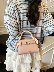 Women's Mini Fashion Versatile Colorblock Casual Handbag - Pink - View 3