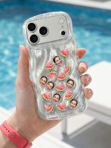 Casing Ponsel Shaker Foto Bayi Kustom, Casing Ponsel Transparan Anti Guncangan, Pelindung Ponsel Motif Kepala Kelinci, Casing Ponsel Seru dengan Cetakan Foto yang Dapat Disesuaikan. Terbuat dari Bahan Akrilik dengan Bingkai Anti Guncangan Bergelombang, Foto Potret Bayi yang Dapat Disesuaikan, Dekorasi Shaker Terintegrasi, dan Desain Cetak 2D. Cocok untuk Ibu dan Pembeli yang Mencari Hadiah Seru. Memberikan Perlindungan Ponsel Anti Jatuh dan Anti Gores untuk Penggunaan Sehari-hari. - MultiWarna - View 7