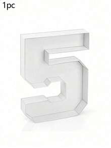 1pc 0-9 Numeric Shape Tray, Photography Prop, DIY Food Tray, Decorative Cardboard Number Box, Suitable For Elderly Birthday, Fruit, Cookies, Desserts, Cake Display, Graduation Ceremony, 1st Birthday, Family Gathering, Bridal Shower, Handmade - Multicolor - View 16